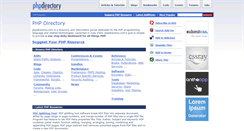 Desktop Screenshot of phpdirectory.com